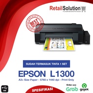 Printer A3 Infus Warna - Epson L1300 Garansi Resmi