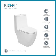 RIGEL Impression Zerorim One-piece Toilet Bowl RL-WO5387S [Bulky]
