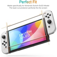 Switch Oled Glass Screen Protector for Nintendo Switch OLED Model,Transparent HD Clear for Nintendo Switch Oled