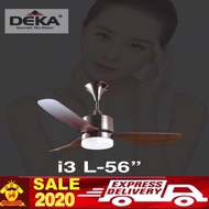 ( SUPER DEALS ) DEKA 56  CEILING FAN WITH LED LIGHT / REMOTE CONTROL i3  -L