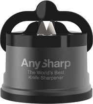 AnySharp Pro Knife Sharpener, Metal (Gun Metal)