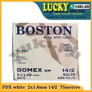 Original Boston Bomex 14/2, 12/2, 10/2 Solid PDX WIRE ( 75meters per Box )