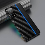 For Xiaomi Mi 10t Pro Case For Xiaomi Mi 10t 5G 10T Pro Ultra Carbon Fiber Leather Back Case