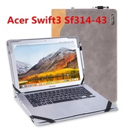 เคสแล็ปท็อปสุดหรูสำหรับ Acer 2021 Swift3ซองใส่โน๊ตบุ๊คธุรกิจหนังป้องกันผิว Sf314-43