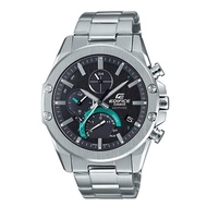 【CASIO 卡西歐】EDIFICE藍牙三眼男錶 太陽能 不鏽鋼錶帶 藍寶石玻璃 防水100米(EQB-1000D-1A)