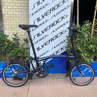 3sixty Folding Bicycle Suitable For Brompton 3-speed 349-car Foldable Bike for Adult Retro Casual Chrome Molybdenum Steel