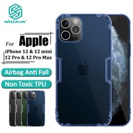 Nillkin For iPhone 12 Pro / 12 Pro Max / 12 Mini Nature TPU Ultra Thin Transparent Shockproof Phone Case