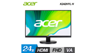 【Acer 宏碁】K242HYL H 24型 無邊框廣視角螢幕