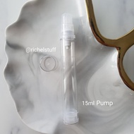 Botol Airless Pump Akrilik 15ml
