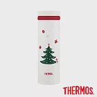 【THERMOS 膳魔師】極輕量 白色聖誕篇 不鏽鋼真空保溫杯0.5L(JNO-500-CW)白色聖誕