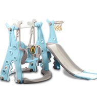 3 IN 1 Swing , Slide And Basketball Hook Indoor / Outdoor Mini Playground Play Set For Kids Toys Gift Taman Permainan Gelongsor Buaian Budak Kanak-Kanak Hadiah Lelaki Perempuan