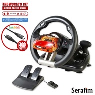 【Serafim】R1+賽車方向盤+踏板(支援安卓/iOS/Switch/PS4/Xbox/PC)