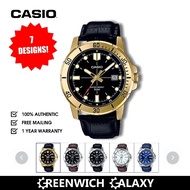 Casio Enticer Gents Leather Dress Watch (MTP-VD01 Series)