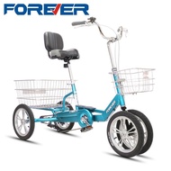 Permanent Brand Elderly Pedal Human Tricycle Elderly Pedal Small Bicycle Adult Cargo Scooter Single