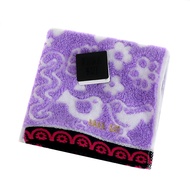 ANNA SUI 小花圖騰小毛巾(紫)