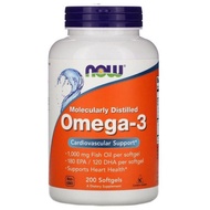 READYSTOCK NOW Foods omega 3, 180 EPA / 120 DHA, 200 softgels