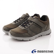 日本Moonstar戶外健走鞋-4E輕量健走鞋款-ON813卡其(男段)