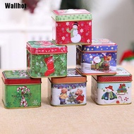 [Wallhot] Christmas Gift Box Tin Box Candy Baking Cookies Case Container Christmas Decor