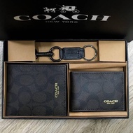 hot กระเป๋าสตางค์ใบสั้น COACHแบรนด์แท้ ลดล้างสต๊อก