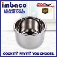 ┇ Imbaco DUAFRY 2 in 1 Multifunction Air Fryer - Pressure Cooker AFPC-6 Fully Digital 15 Preset Mode (6.0L)