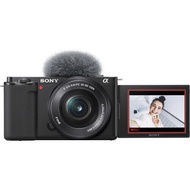 Sony ZV-E10 Interchangeable-lens vlog camera with 16-50mm zoom lens