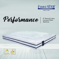 Fibre Star Performance 8" Latex Natural Coconut Fibre Mattress (FREE SHIPPING)