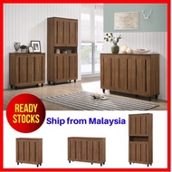 BUYNSAVE READY STOCK Shoes Storage Wooden Cabinet Organization Multipurpose Rack Cheap High Quality / Rak Kasut Almari & Sistem Storan Bertutup – Space Saving Compartments Rack Shelves Rak Kabinet Bertingkat Besar Serbaguna Modern Murah Bermutu Tinggi