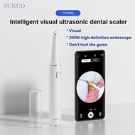 2022 ❤Xiaomi Sunuo Visual Electric Sonic Dental Scaler T12/T11 PRO Tooth Calculus Remover Tools Tooth