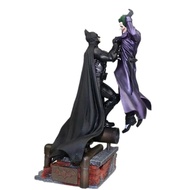 Batman VS Joker Statue Action Figure Toy 300Mm Diorama Figurals Model Toys Anime Batman Joker Figurine Brinquedos