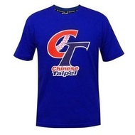 棒球世界全新CT 中華隊 短袖棉T經典款棒球T恤   特價藍色
