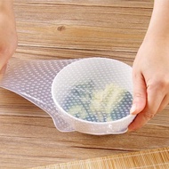Kitchen Tool Reusable Silicone Food Wrap Seal Cover Stretch Cling Film Fresh