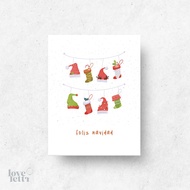 Christmas Greeting Card / Christmas Greeting Card Xmas Gift Gift CH08