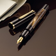 德國PELIKAN百利金 M200棕色大理石紋鋼筆