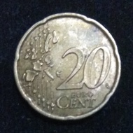 Uang Koin 20 Cent Euro