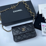 Chanel Coco CC Clutch With Chain Size 12 cm calfskin VIP