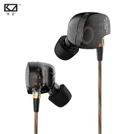 KZ ATE 3.5mm In Ear Earphones HIFI Metal Stereo Earphones Super Bass Noise Isolating Ergonomic Design Sport Headset High Performance Copper Driver With Memory Foam Tips Headphone Comfortable To Wear For Iphone Xiaomi Huawei Phone MP3 Computer With Mic