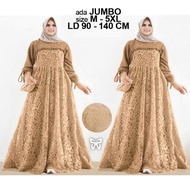 Great Shop Gamis Syari Syarie baju Pesta Kondangan ada JUMBO M - 5 XL LD 90 - 140 cm kebaya modern busui Brukat brokat payet bumil hamil muslimah muslim wanita besar jumbo big large size 6 4 3 2 XL L LD 120 130 cm terbaru lebaran 2021 ihanisha ihv