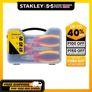 STANLEY® 84-011 3pcs Maxsteel VDE Pliers, tool for wire stripping, crimping, and cutting  [Lifetime Warranty]