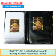 Sarung Santri Pria / Promo Sarung Wadimor Terbaru 2020 Asli Warna Hitam Polos , Putih Polos / Sarung Laki laki Pria Dewasa / Sarung Dewasa Laki Laki / Sarung Wadimor Polos / Sarung Hitam Polos Santri / Sarung Wadimor Murah / Sarung Wadimor Tebal