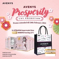 💗ORIGINAL HQ 💯 AVENYS VITALICIA SUPERMODEL GLOW 5 BOX FREE TOTE BAG AVENYS (VIRAL PRODUCT by AVENYS)