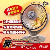 【巧福】14吋碳素纖維電暖器 AS-110C(炭素/電暖器/暖氣)