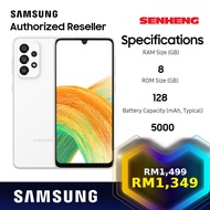 Samsung Galaxy A33 Smart Phone | Telefon (8GB+128GB) 5G Black | White