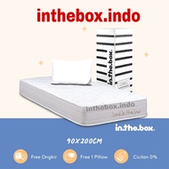 Kasur Spring Bed INTHEBOX Ukuran 90-120x200/Kasur Busa/Spingbed/Murah/Bagus/Matrass/Tempat Tidur