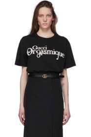GUCCI黑色“Gucci Orgasmique” T 恤
