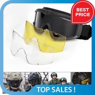 Best Price Military Airsoft Tactical Goggles Shooting Glasses Motorcycle Windproof Wargame Goggles (J1460-6)