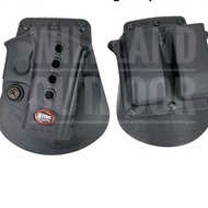 Fobus holster GLOCK17 Ta_ctical Gu.n Case RH Pis-tol&amp;Maga-zine Paddle Holster G17 righthand only