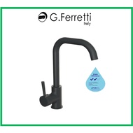 G.Ferretti Kitchen Sink Mixer Tap in Chrome and Matte Black GF50505