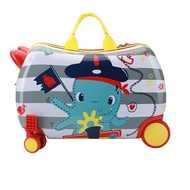 กระเป๋าเดินทางสำหรับเด็ก,กระเป๋าล้อลากอเนกประสงค์กระเป๋าขี่เด็ก17นิ้วกระเป๋าเดินทางขนาดเล็กในตัวเด็ก