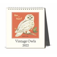 Cavallini 2022 桌曆 貓頭鷹 Owls