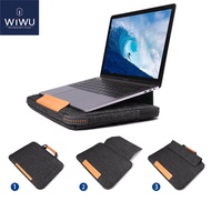 WIWUซองSmart Stand 15.4นิ้วใส่แล็ปท็อป,โต๊ะใส่แล็ปท็อปแบบพกพามีหลายกระเป๋ากระเป๋าใส่แล็ปท็อปกระเป๋าเอกสารสำหรับMacBook /Macbook Pro/macbook Air, ChromeBookกันน้ำ15นิ้ว